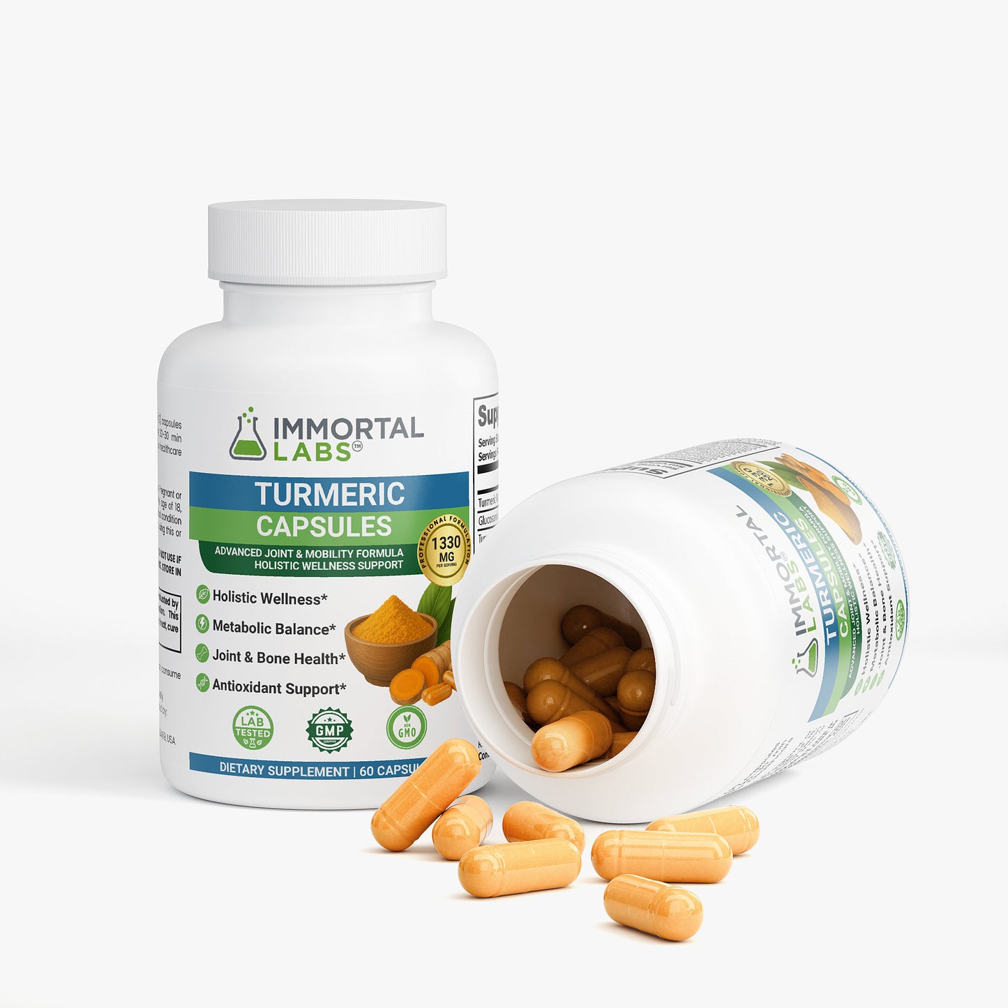 IMMORTAL LABS Turmeric Capsules