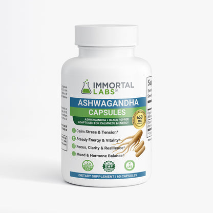 IMMORTAL LABS Ashwagandha Capsules