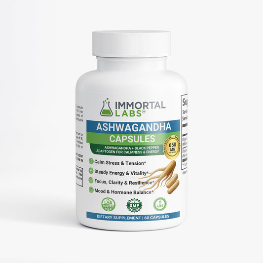 IMMORTAL LABS Ashwagandha Capsules
