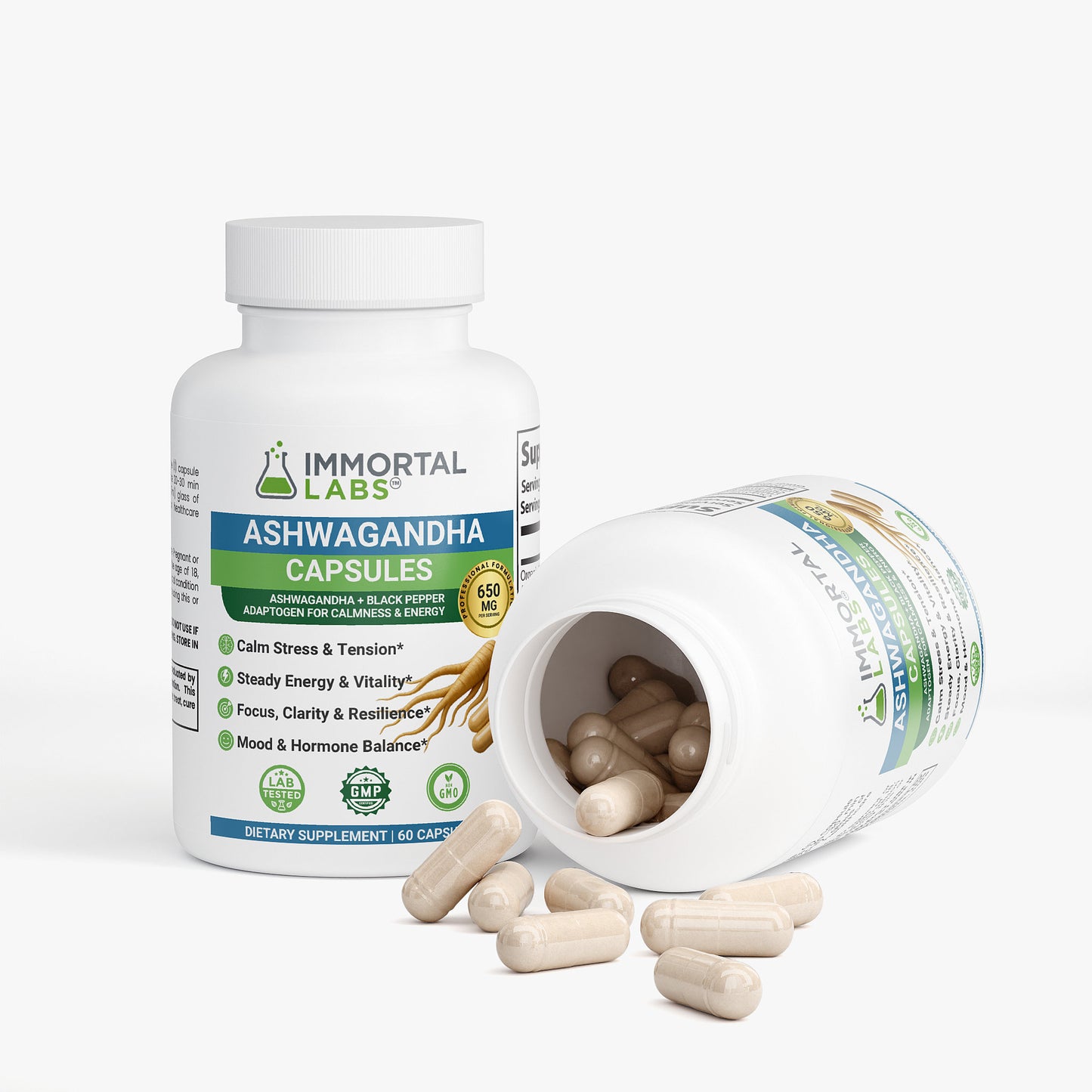 IMMORTAL LABS Ashwagandha Capsules
