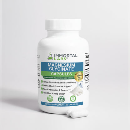 IMMORTAL LABS Magnesium Glycinate Capsules
