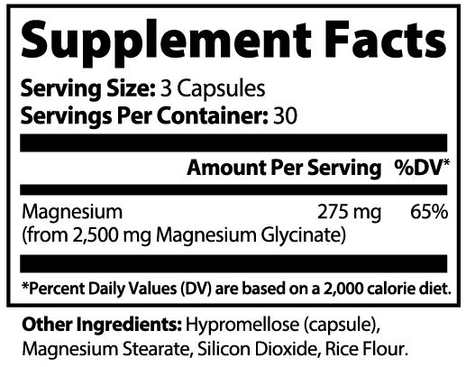 IMMORTAL LABS Magnesium Glycinate Capsules